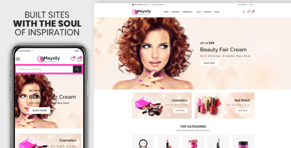 тема beauty &amp; cosmetics premium shopify