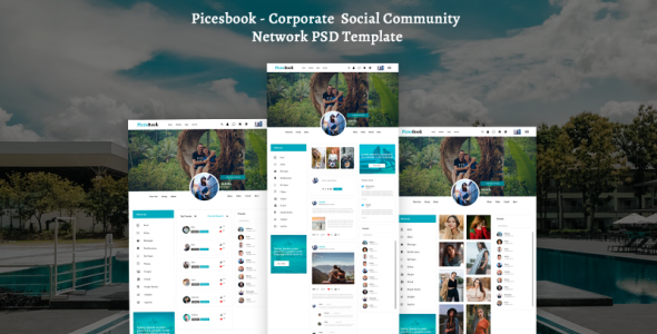 PSD шаблон на тему графика