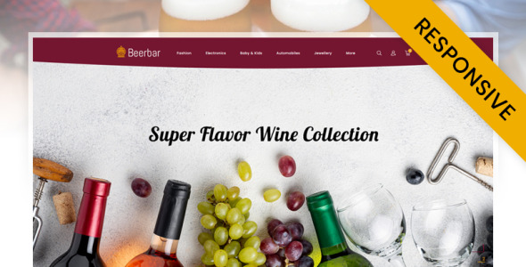 винный магазин prestashop тема