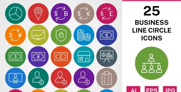 Набор иконок на тему business