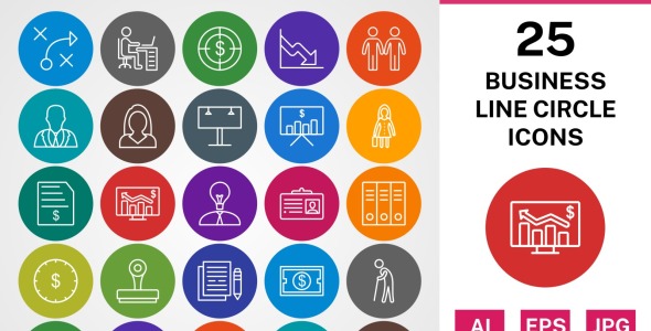 Набор иконок на тему business