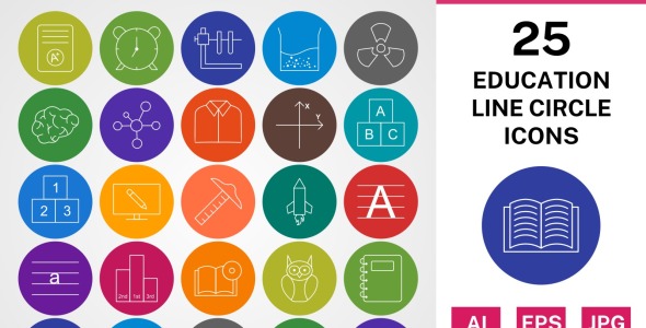 Набор иконок на тему science