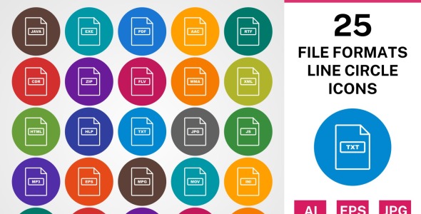 Набор иконок на тему text