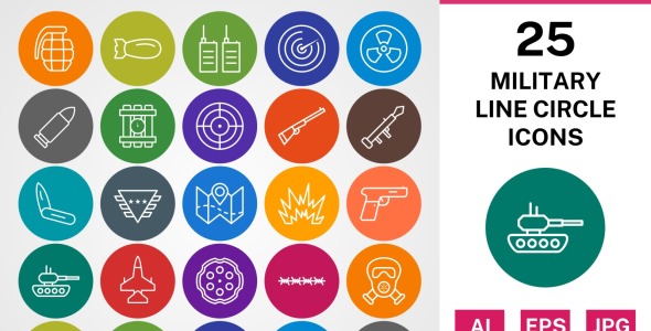 Набор иконок на тему military