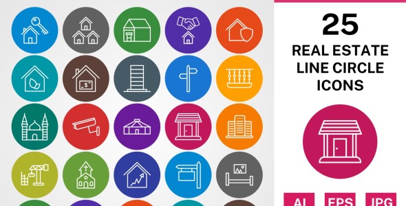 Набор иконок на тему city