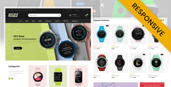 Smart Watch Store WooCommerce Theme