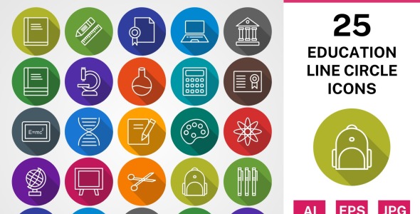 Набор иконок на тему science