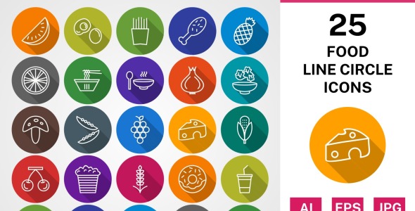 Набор иконок на тему food