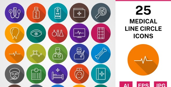 Набор иконок на тему medical