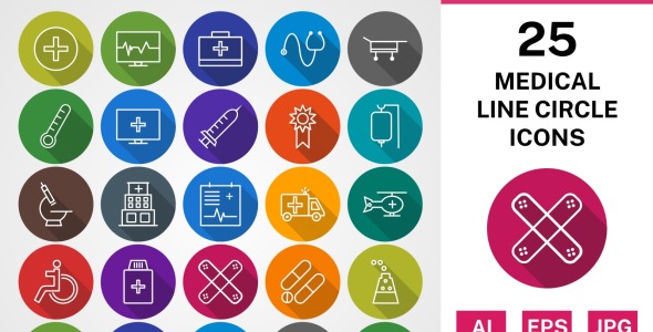 Набор иконок на тему medical