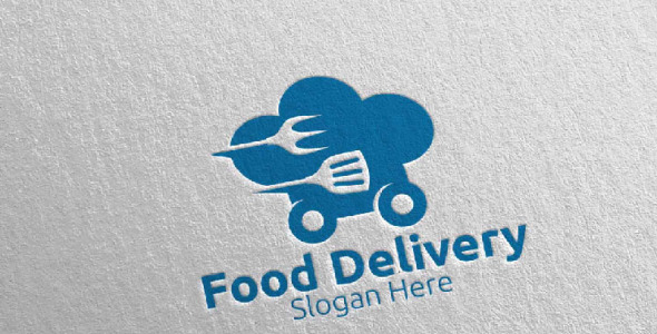 Шаблон логотипа на тему графика