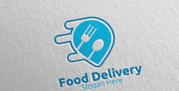 Шаблон логотипа на тему графика