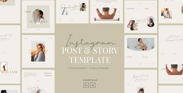 Шаблон для соцсетей на тему графика