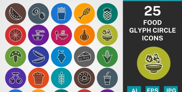 Набор иконок на тему food