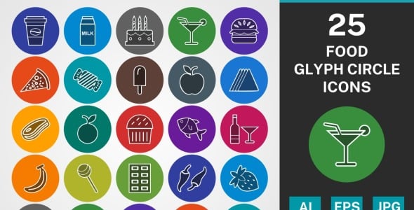 Набор иконок на тему food