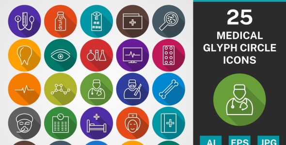 Набор иконок на тему medical