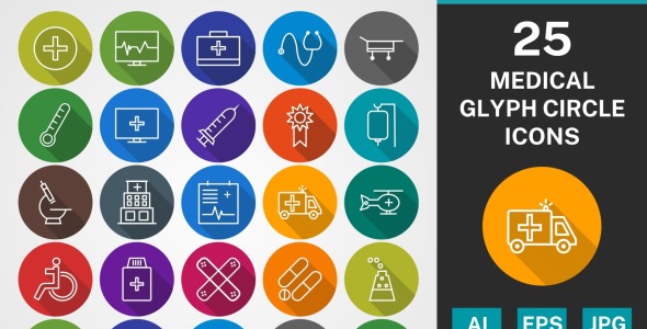 Набор иконок на тему medical