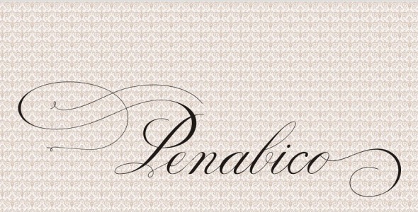 Шрифт на тему графика