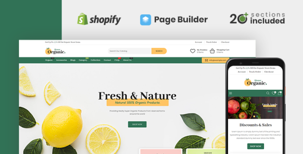 Organic House Store Shopify Theme