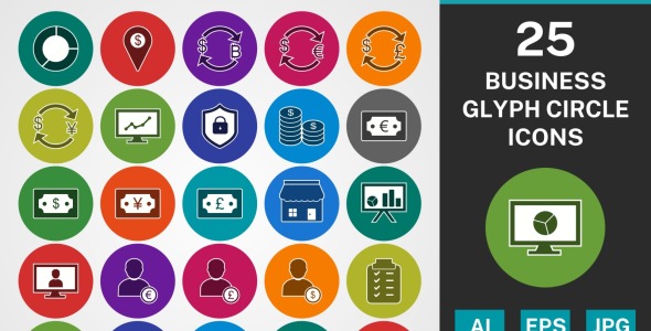 Набор иконок на тему финансы