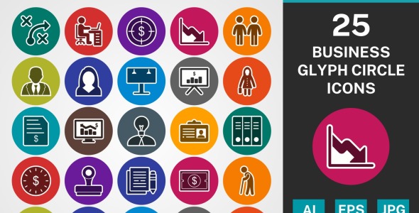 Набор иконок на тему business