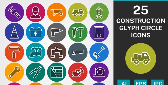 Набор иконок на тему industrial