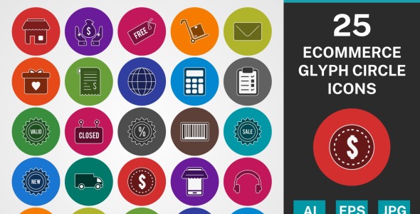 Набор иконок на тему shopping