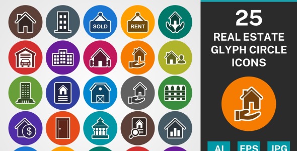 Набор иконок на тему city