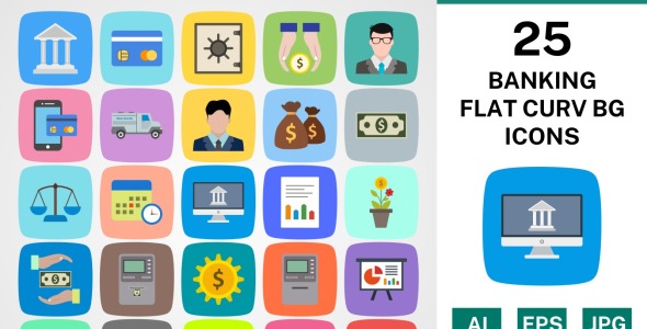 Набор иконок на тему финансы