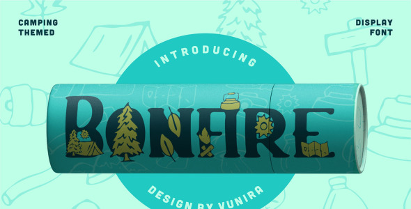 Шрифт на тему графика