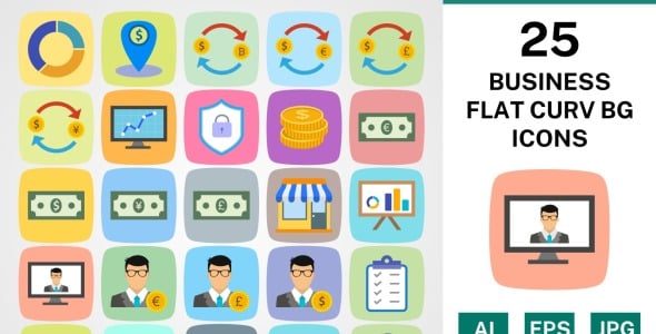 Набор иконок на тему business