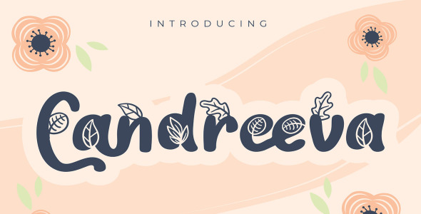 Шрифт на тему графика