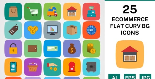 Набор иконок на тему shopping