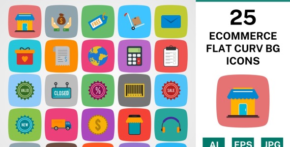 Набор иконок на тему shopping