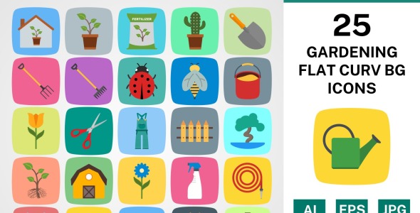 Набор иконок на тему nature