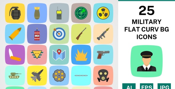 Набор иконок на тему military