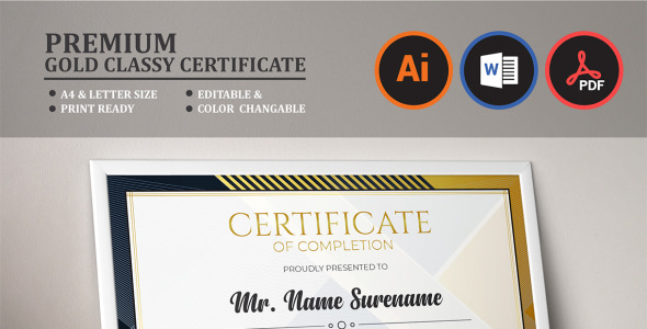 Шаблон сертификата на тему графика