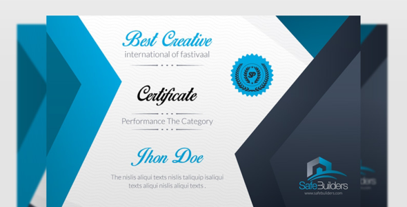 Шаблон сертификата на тему графика