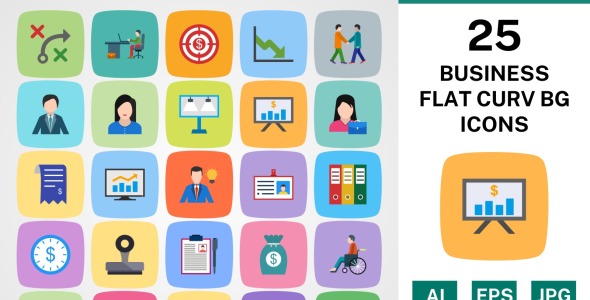 Набор иконок на тему business