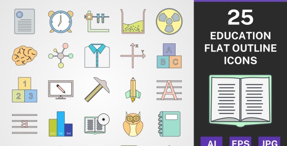 Набор иконок на тему science