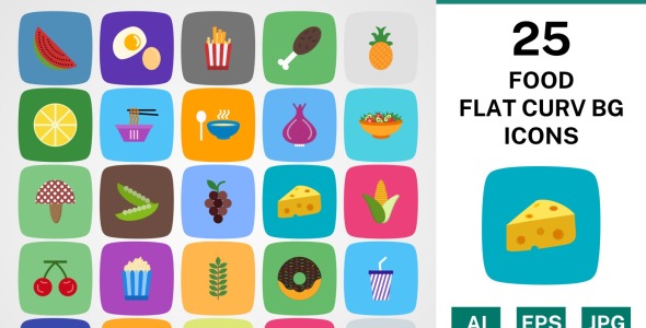 Набор иконок на тему food