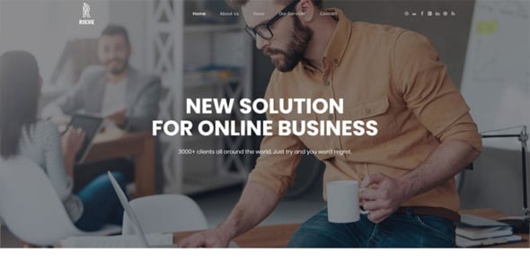 бизнес-консалтинг wordpress тема