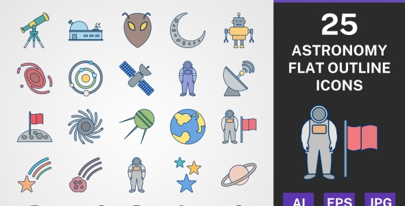 Набор иконок на тему science