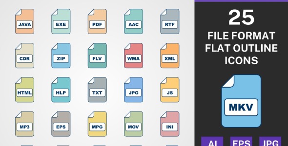 Набор иконок на тему text