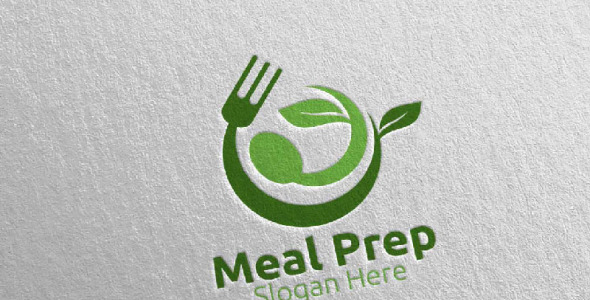 Шаблон логотипа на тему графика