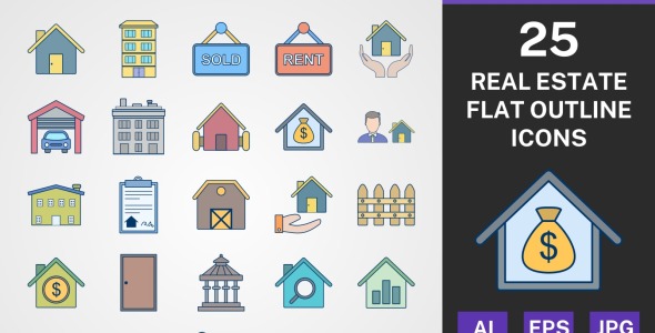 Набор иконок на тему city