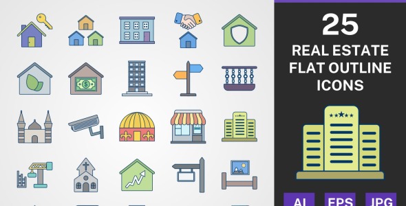 Набор иконок на тему city