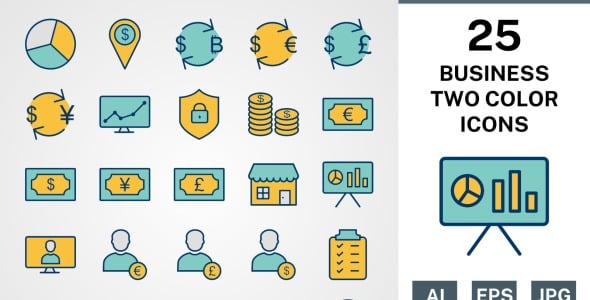 Набор иконок на тему business