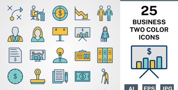 Набор иконок на тему business