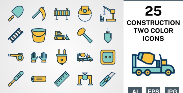 Набор иконок на тему industrial